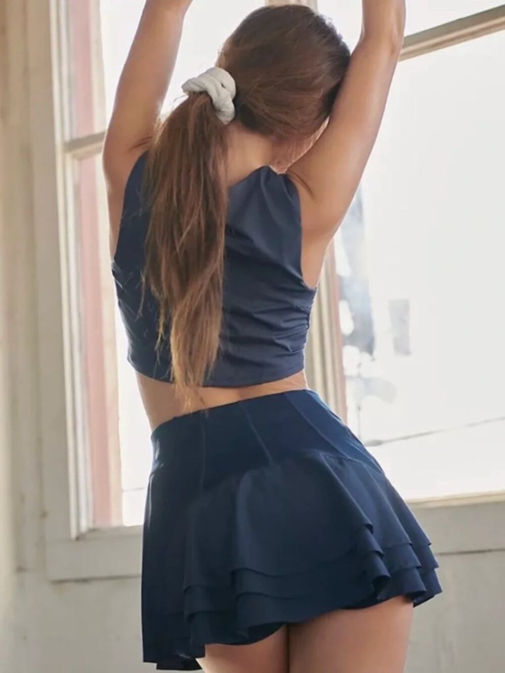Free People Movement See You on the Court Skort in Navy